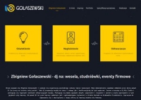 Doświadczony DJ Zbigniew Gołaszewski konferansjerska i muzyka